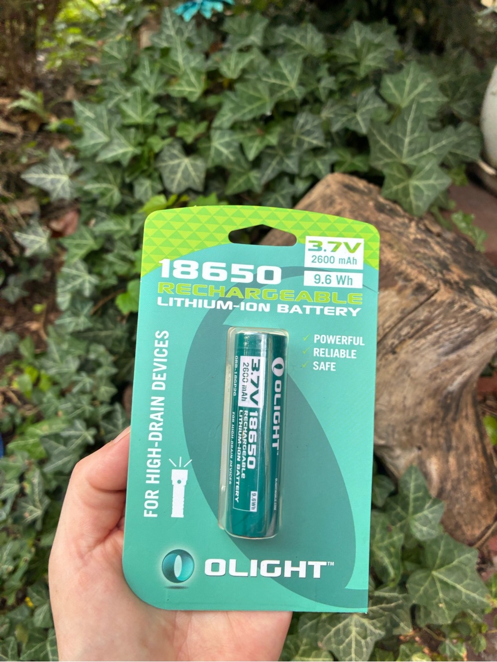 🔋18650 3.7V 2600mAh Rechargeable Lithium Battery - Teal